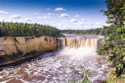 Alexandra Falls in Hay River